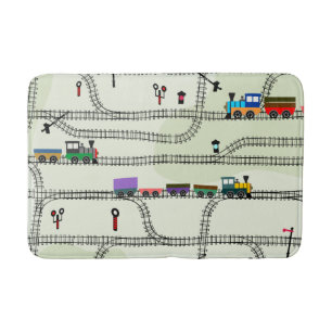 Railway Kids Trains & Tracks Bath Mat