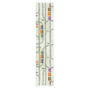 Railway Kids Trains & Tracks  Short Table Runner