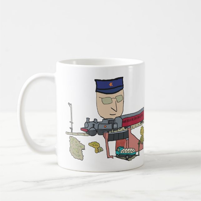 Railway Modelling Coffee Mug (Left)
