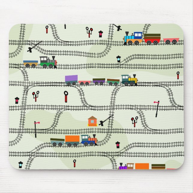 Railway Mouse Mat (Front)