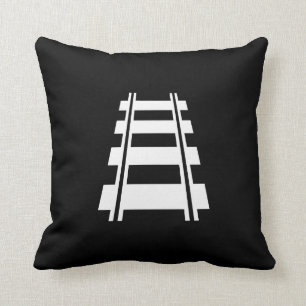 Railway Pictogram Throw Pillow