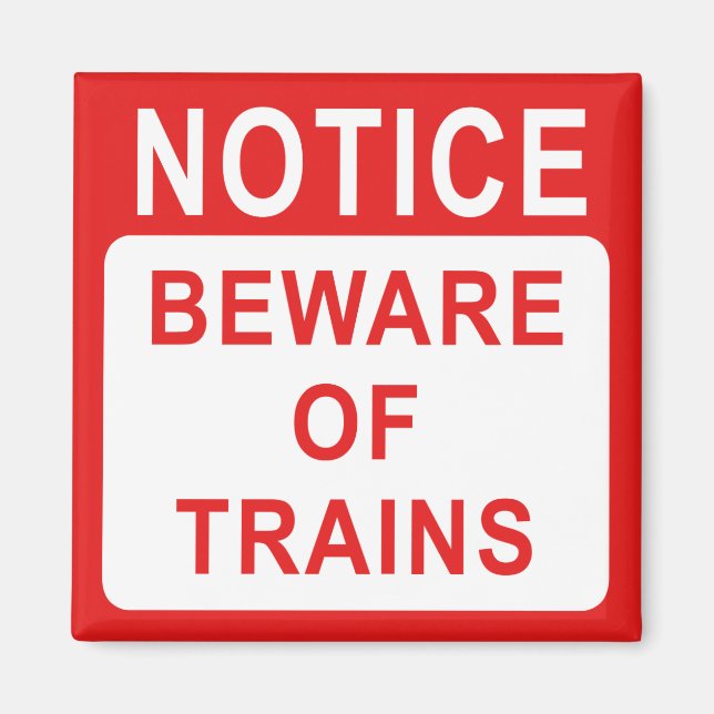 Railway Sign Magnet (Front)