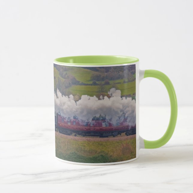 Railway Steam Train for Trainspotters Art II Mug (Right)