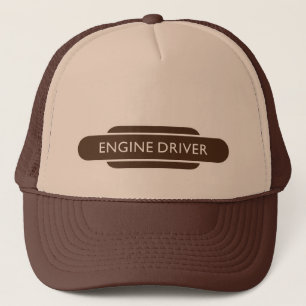Railway Totem Engine Driver Brown Hiking Duck Trucker Hat