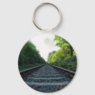 Railway Tracks Key Ring