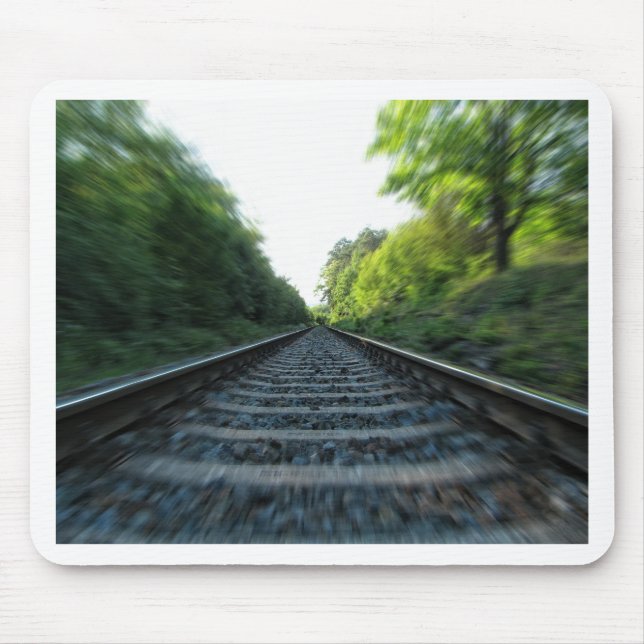 Railway Tracks Mouse Mat (Front)
