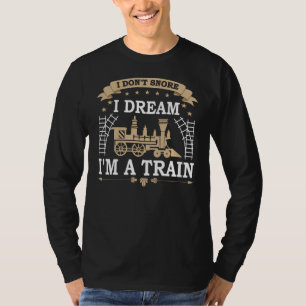 Railwayman Model Railroad Train Locomotive Model R T-Shirt