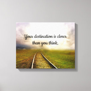Railways of life canvas print