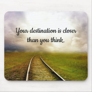 Railways of life mouse mat