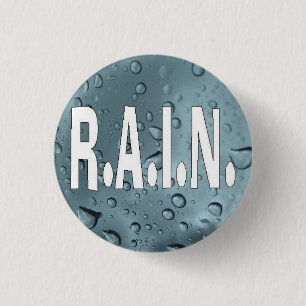 RAIN 3 CM ROUND BADGE