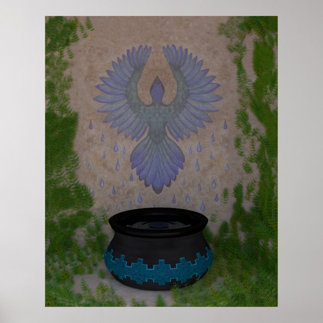 Rain Bird Art Print (Front)