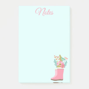 Rain Boots and Flowers Notes