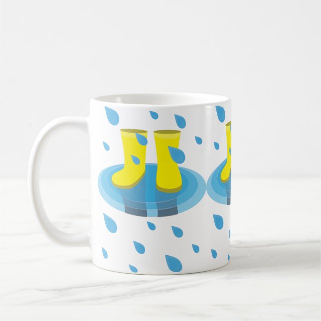 Rain Boots Coffee Mug (Left)