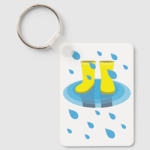 Rain Boots Key Ring