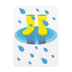Rain Boots Magnet