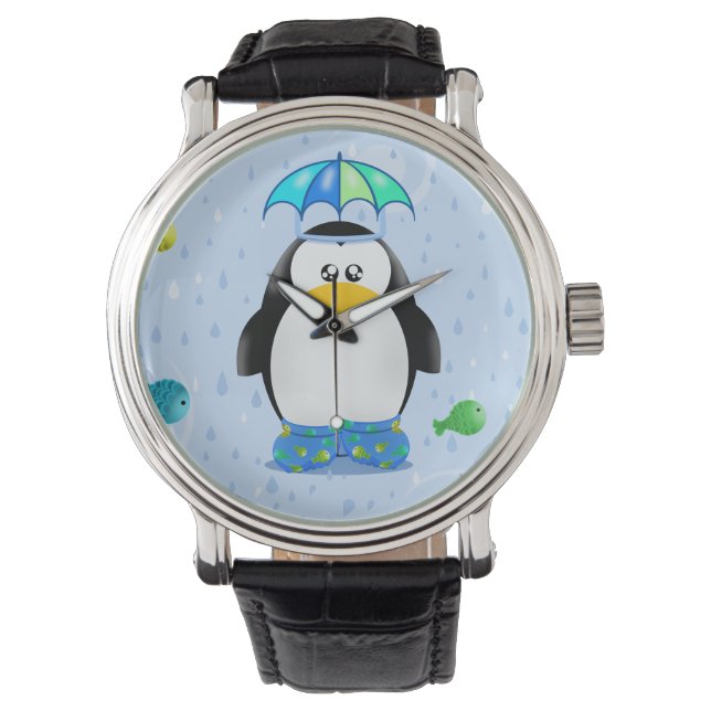 Rain boots Penguin Watch (Front)