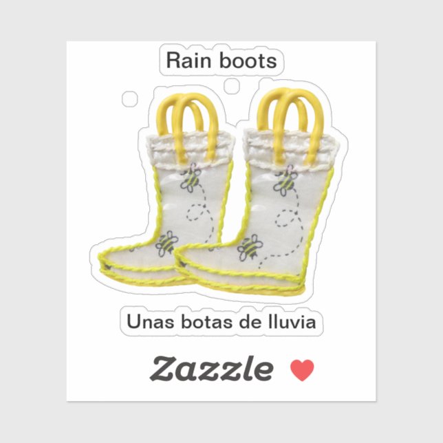 Rain Boots/Unas botas de lluvia (Sheet)