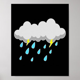 Rain Cloud Halloween Easy Costumae Last Minute Poster