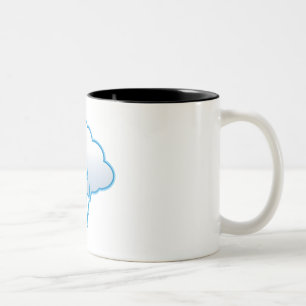 Rain Cloud Two-Tone Coffee Mug