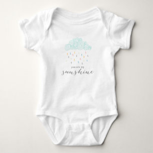 Rain Clouds Baby Bodysuit