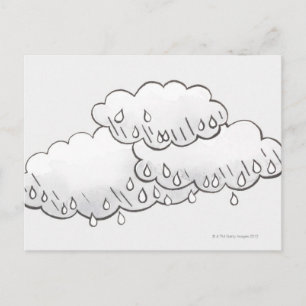 Rain Clouds Postcard