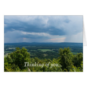 Rain Coming To Petit Jean Thinking Of You Card