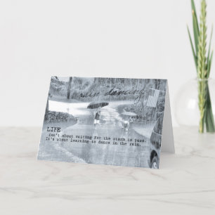 RAIN DANCE Greeting Card