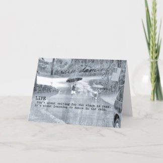 RAIN DANCE Greeting Card