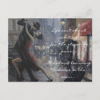 Rain Dance Postcard