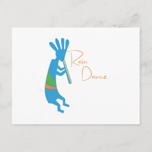 Rain Dance Postcard
