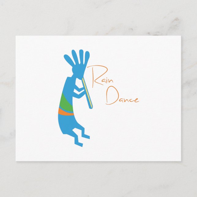 Rain Dance Postcard (Front)