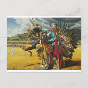 Rain Dance Postcard