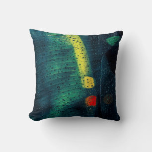 Rain Dotted Green Cushion