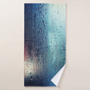 RAIN DROP ON THE WINDOW BATH TOWEL