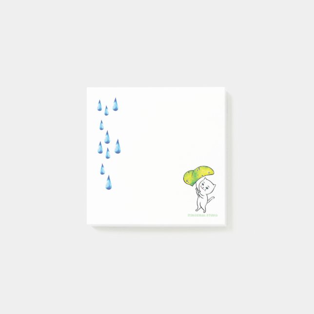 Rain drop post-it notes (Front)
