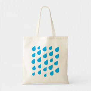 rain drop tote bag