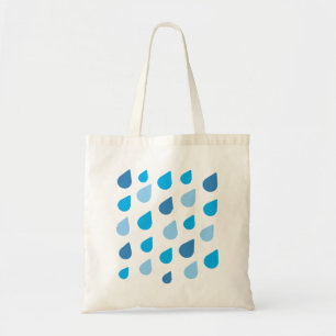 rain drop tote bag