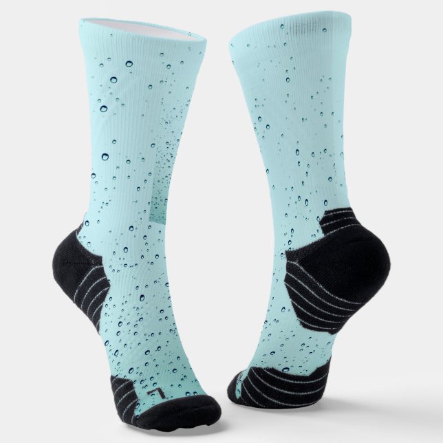 rain drop water socks (Angled)