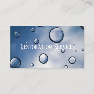 Rain Drops Business Card
