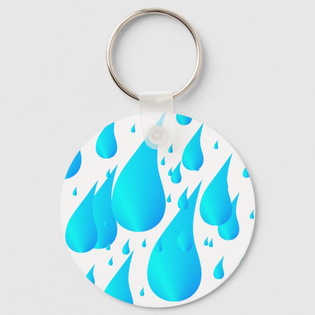 Rain Drops Key Ring (Front)
