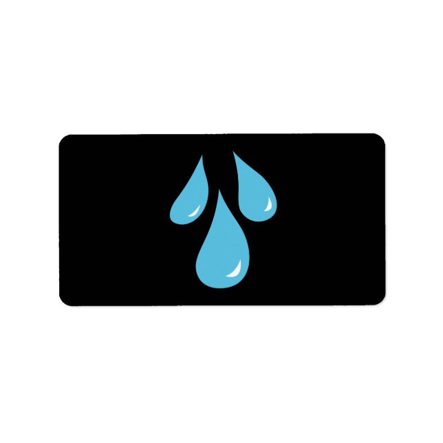 Rain Drops Labels (Front)