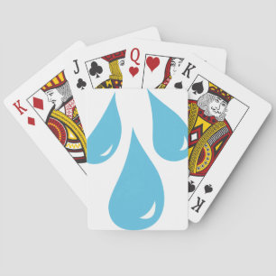 Rain Drops Playing Cards