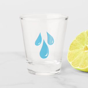 Rain Drops Shot Glass