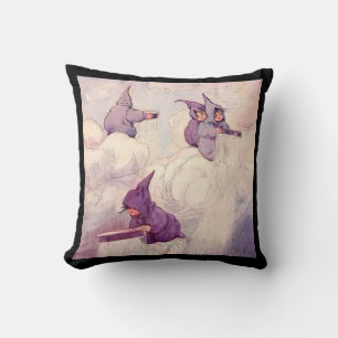 Rain Faeries Making Rain Cushion