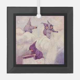 Rain Faeries Making Rain Glass Tree Decoration