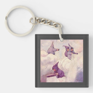 Rain Faeries Making Rain Key Ring