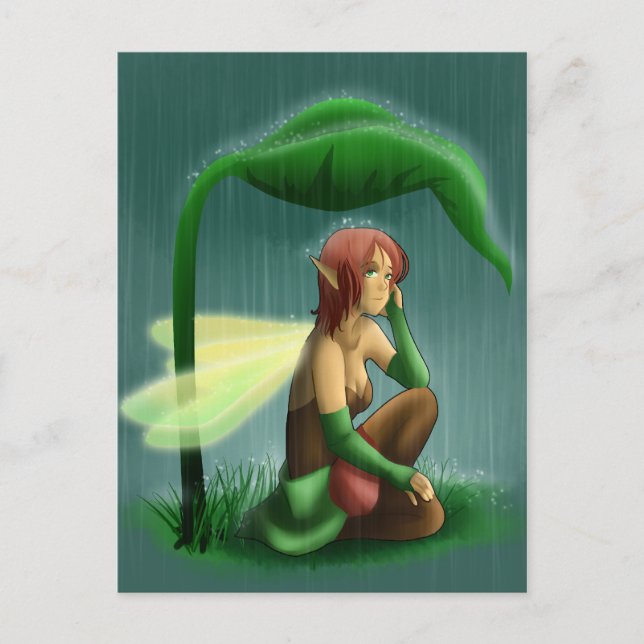Rain fairy postcard (Front)