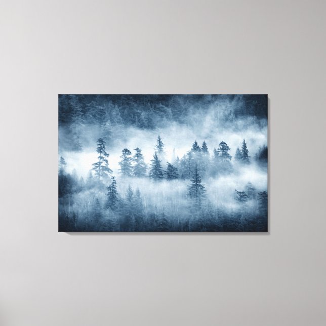 Rain Forest Clouds in the Pacific Northwest Canvas Print (Front)