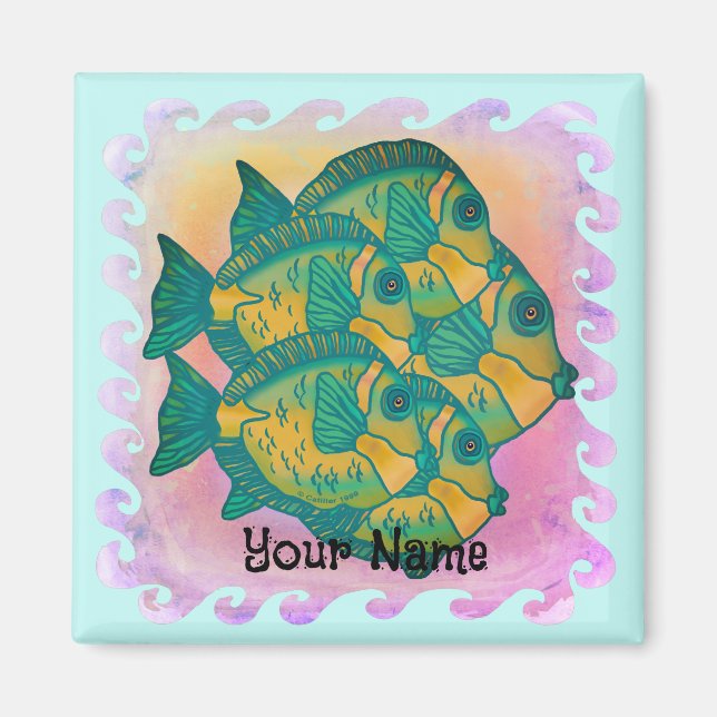 Rain Forest Fish Magnet (Front)
