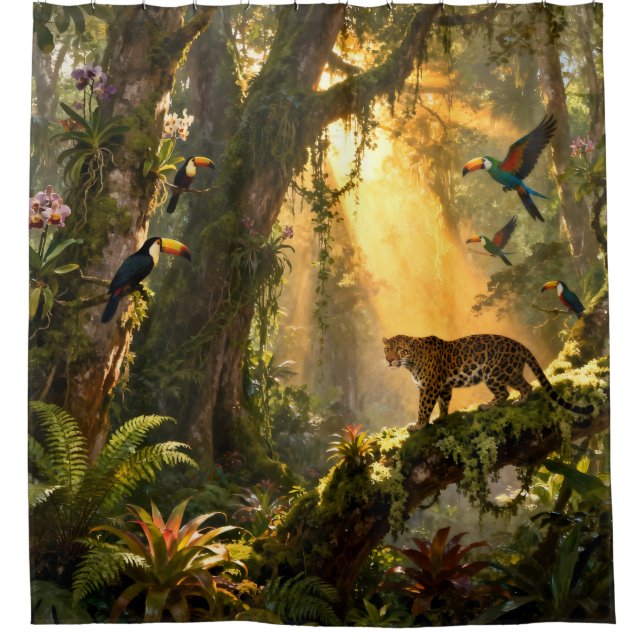 Rain Forest Shower Curtain (Front)